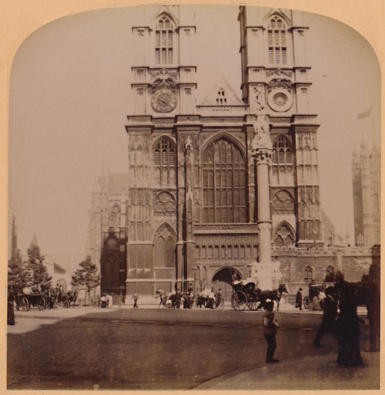 Westminster Abbey, London, England, 1896. av Underwood and Underwood