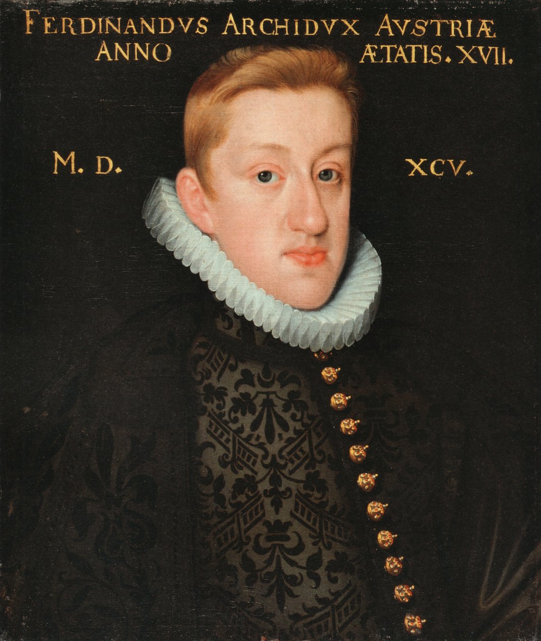 Portrett av erkehertug Ferdinand av Østerrike (senere keiser Ferdinand II) i en alder av 15 av Unknown