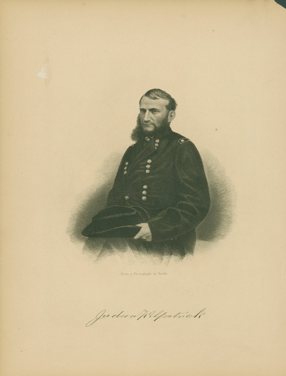Byste portrett av en mann i uniform av Unknown