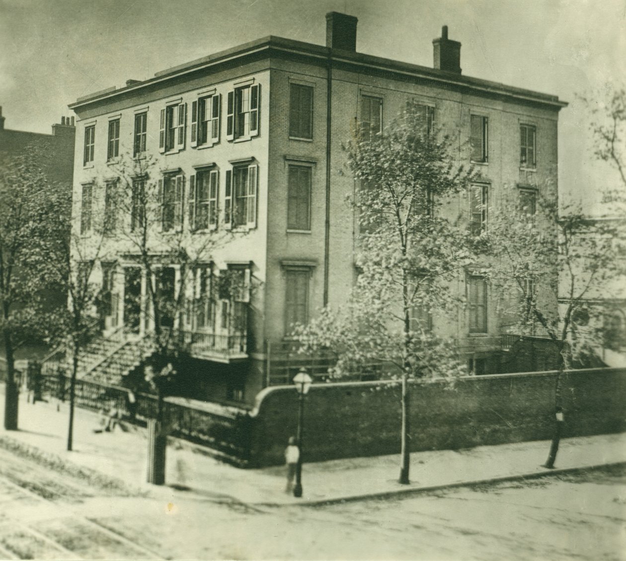 Julia Chouteau Maffitt Residence. Nordvestlige hjørne av sjette og olivengate av Unknown