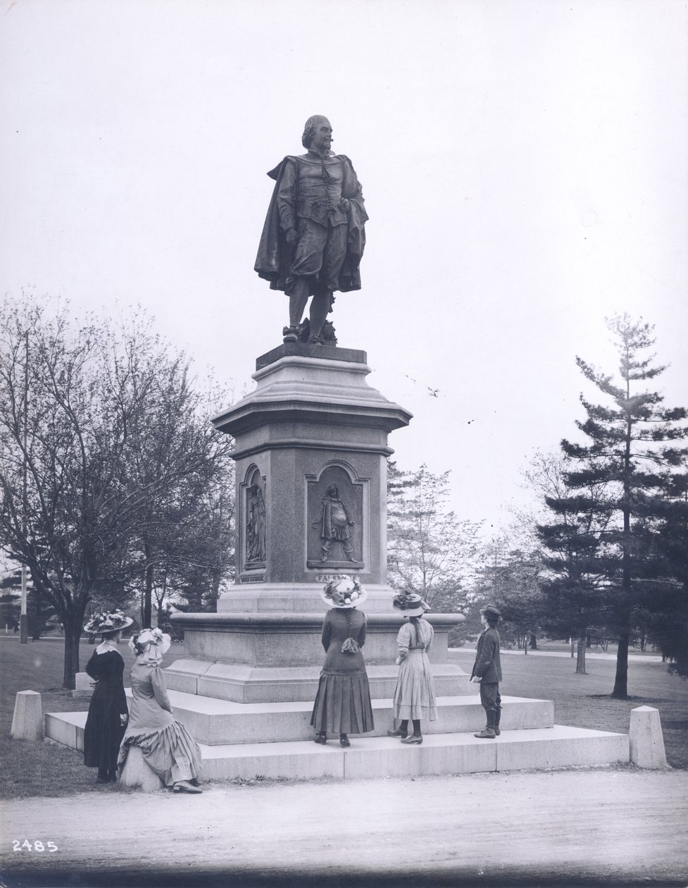 Shakespeare -monumentet. Tower Grove Park. av Unknown