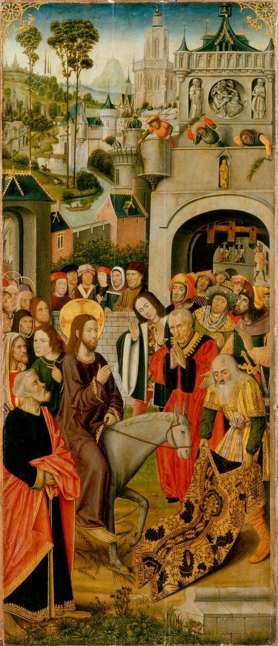 Inngangen til Jerusalem av Unknown