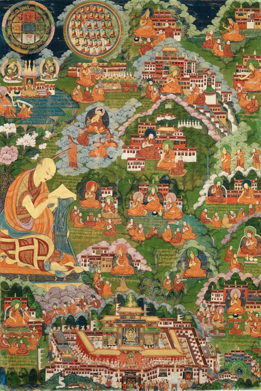 Tsongkhapa av Unknown