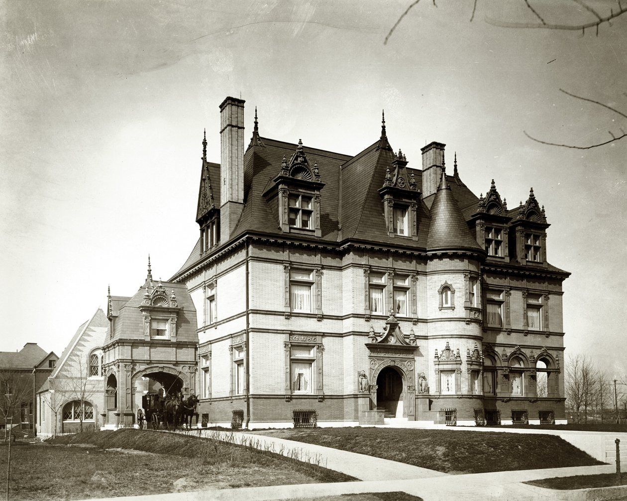 William K. Bixby Residence. 13 Portland Place. Bygget ca. 1895. W. Albert Swasey, Arkitekt av Unknown