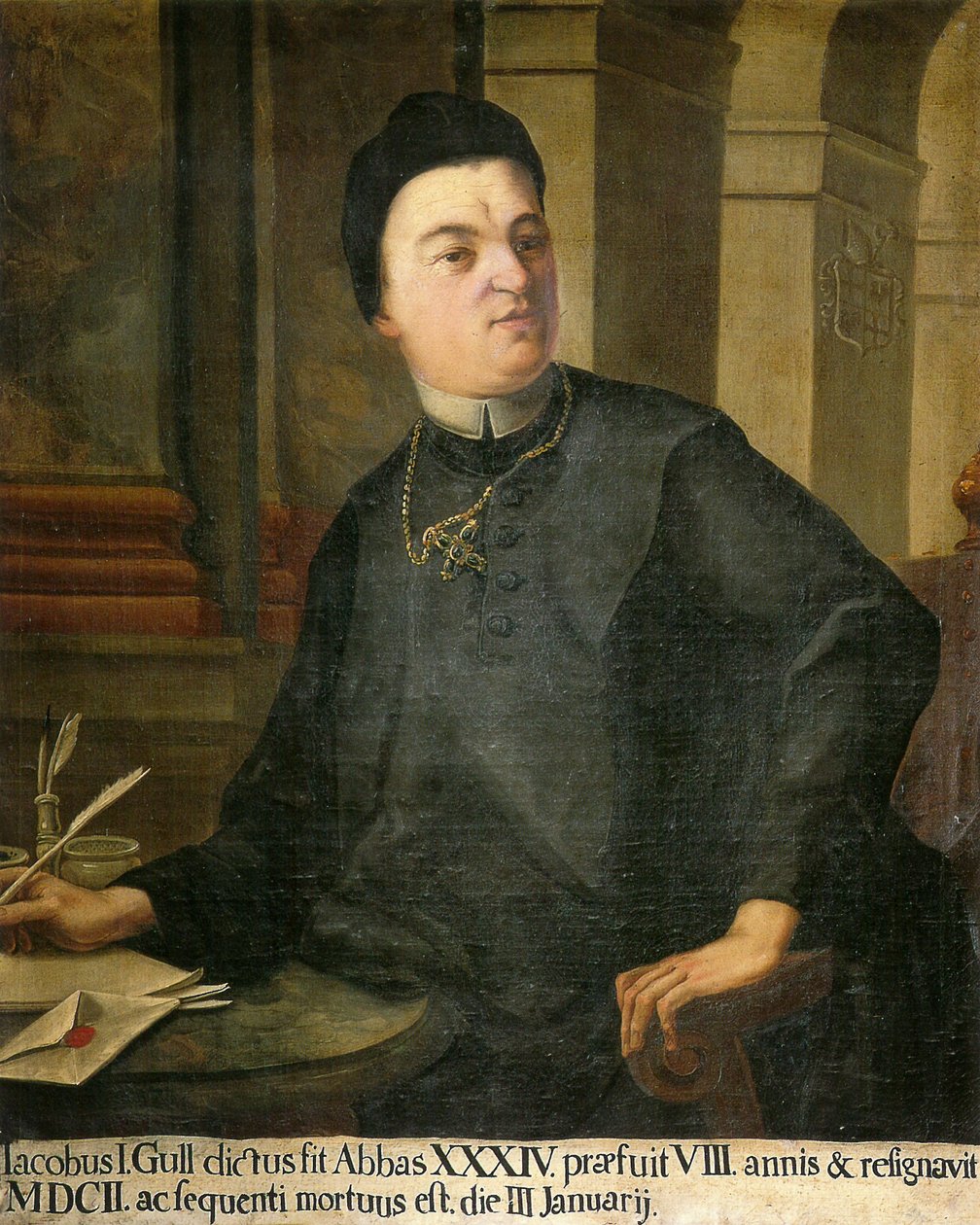 der 34. Abt, Jakob Gull (Gall) av Unknown