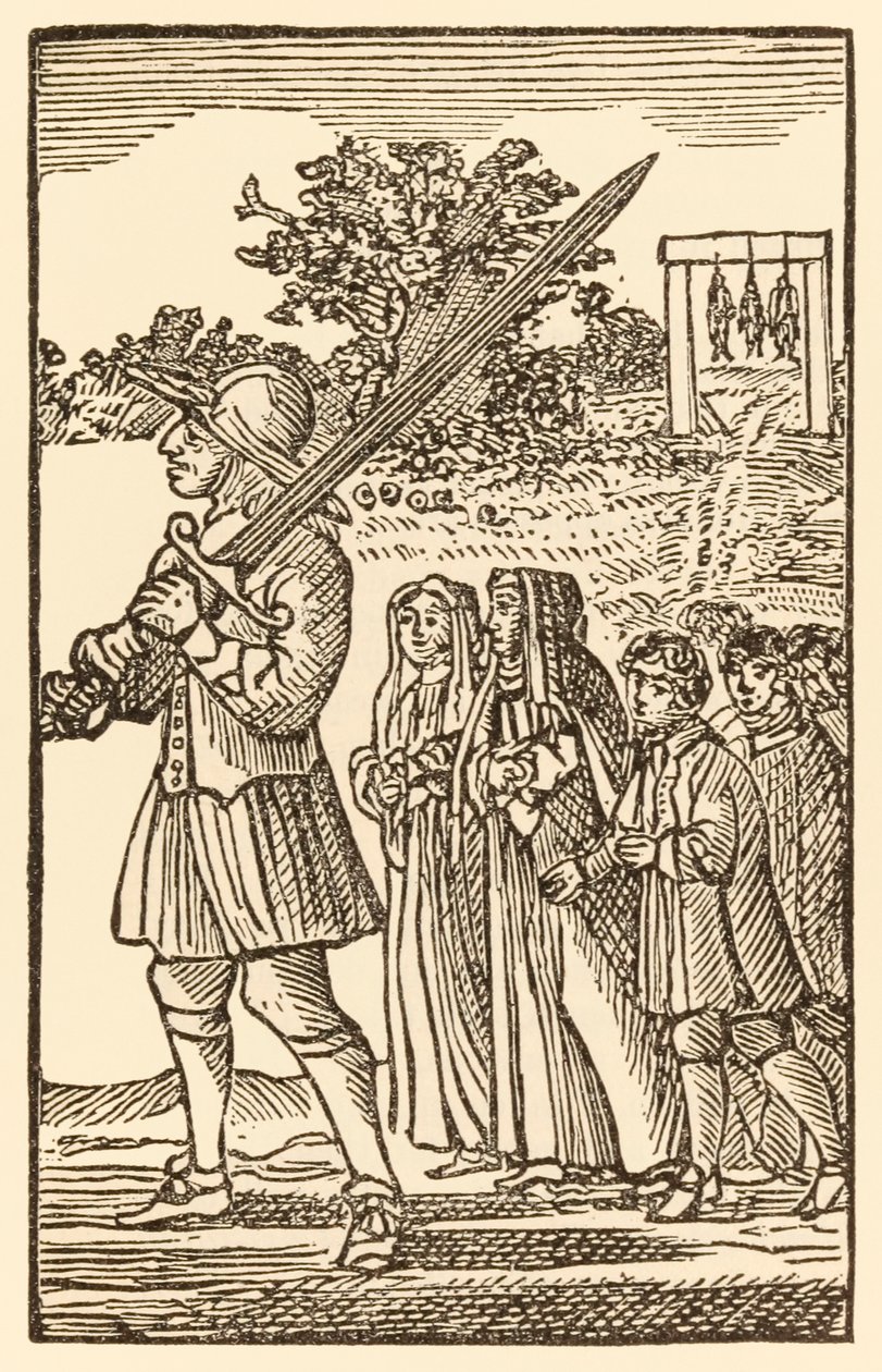 "Se her hvordan de dovendyr er et tegn" fra "Pilegrimens fremgang fra denne verden, til det som skal komme" av John Bunyan av Unknown