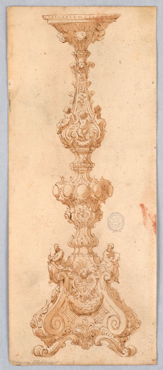 Design for en lysekrone av Unknown