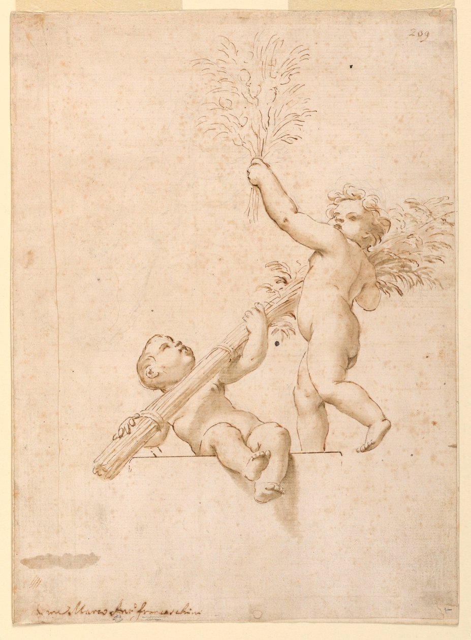 Design for en Lunette, Church of Corpus Domini av Unknown