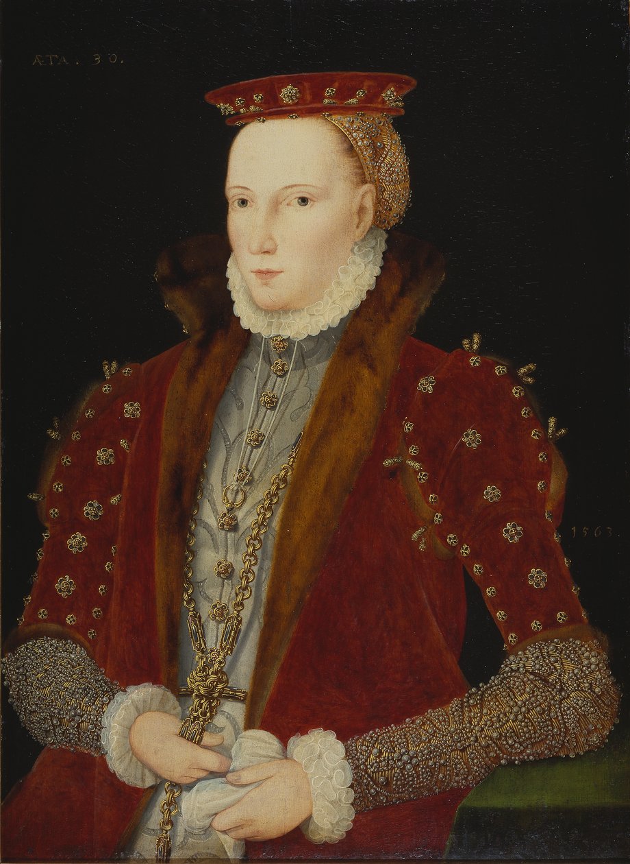 Portrett av en dame, antatt å være dronning Elizabeth I, 1563 av Unbekannt Unbekannt