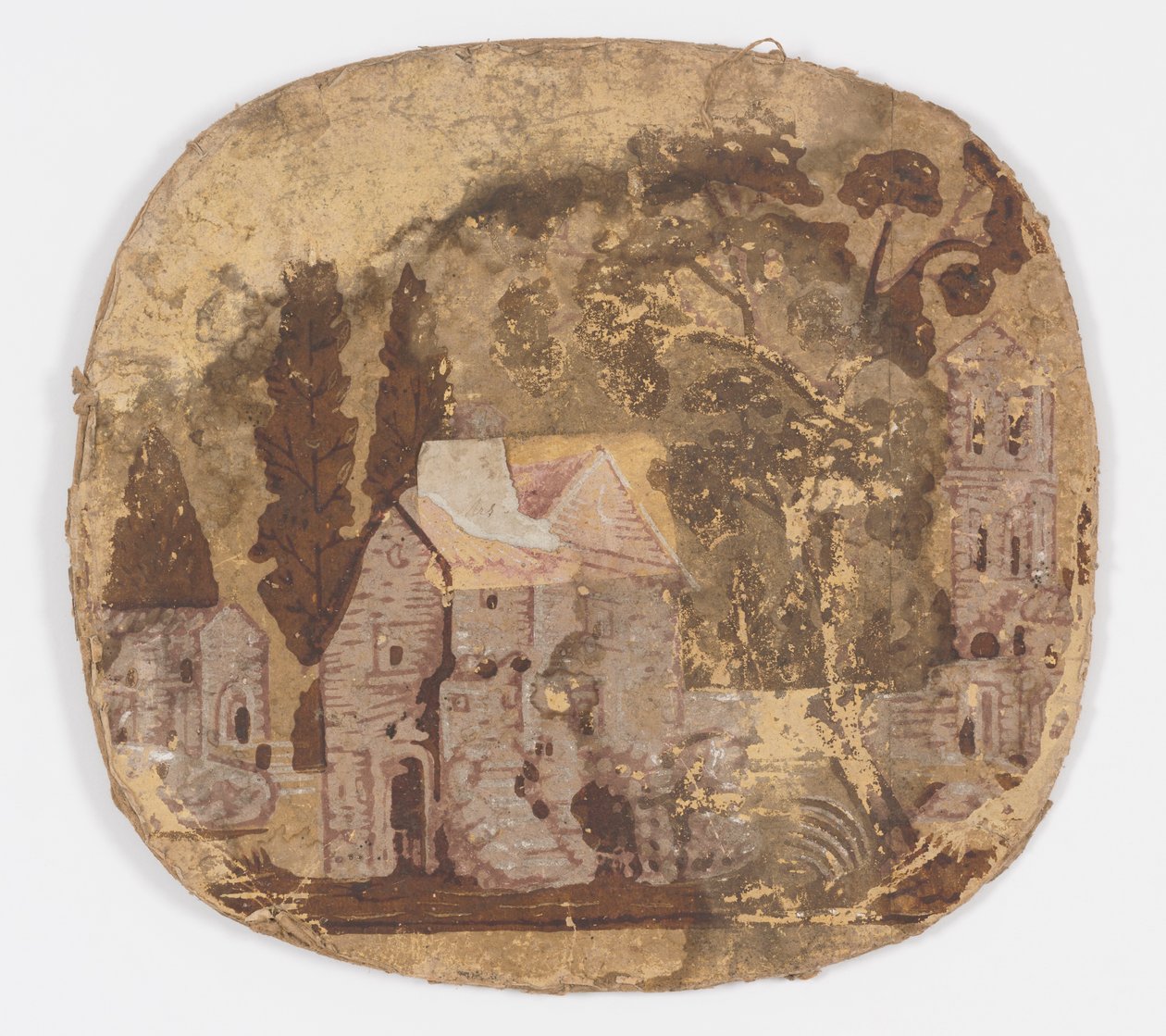 Bandbox -lokk, slott i Spania, 1835 av Unknown