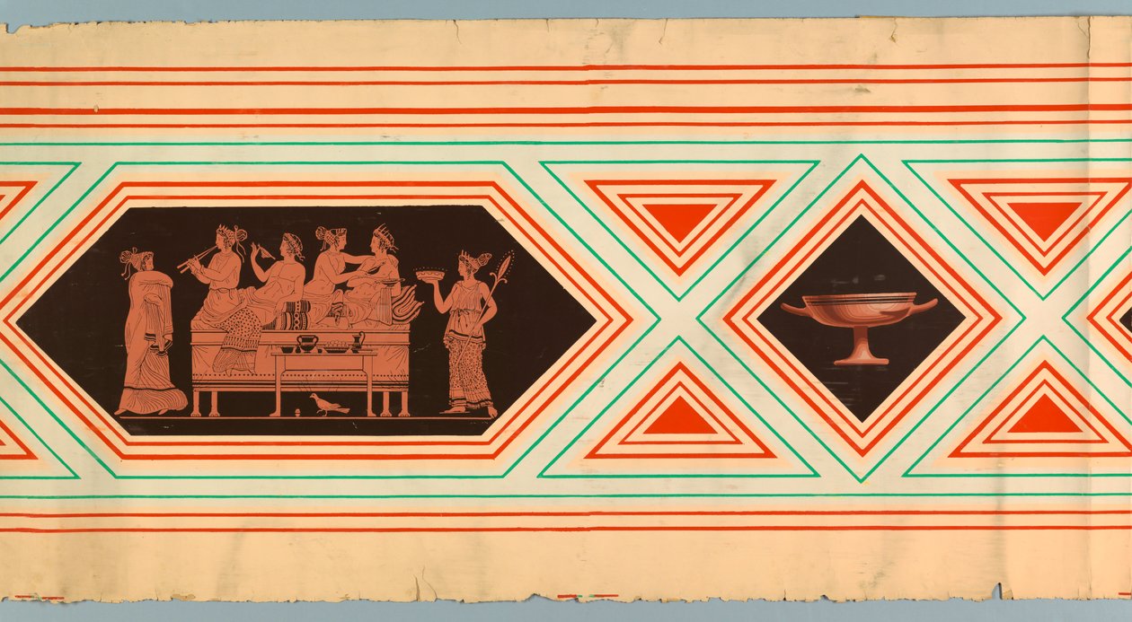 Frieze Or Dado (Frankrike), ca. 1840 av Unknown