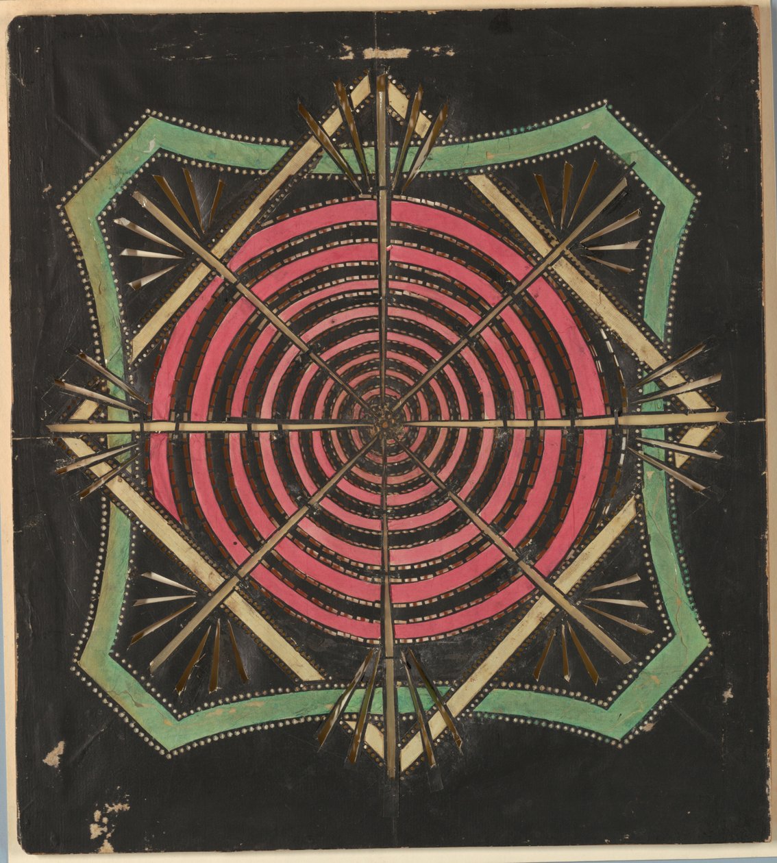 Lantern Slide, Swirling Pattern, ca. 1780 av Unknown