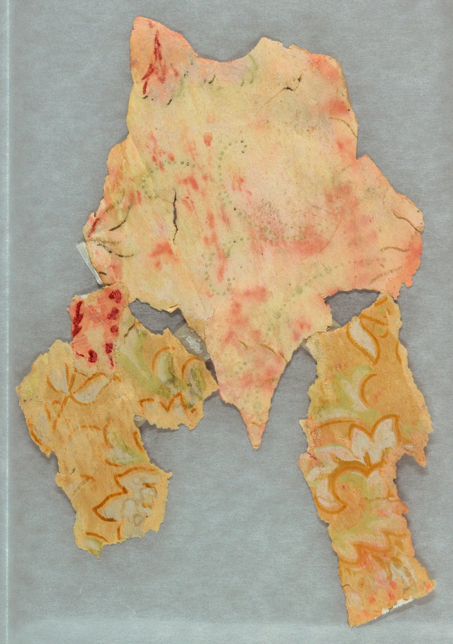 Sidevegg - Fragment (USA), 1870–75 av Unknown