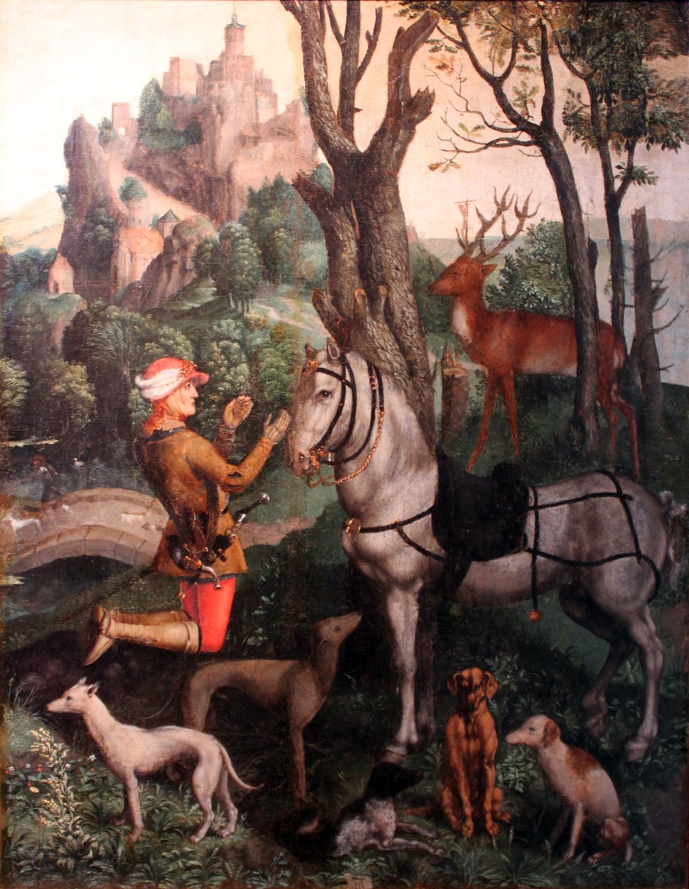 St. Eustachius av Unknown