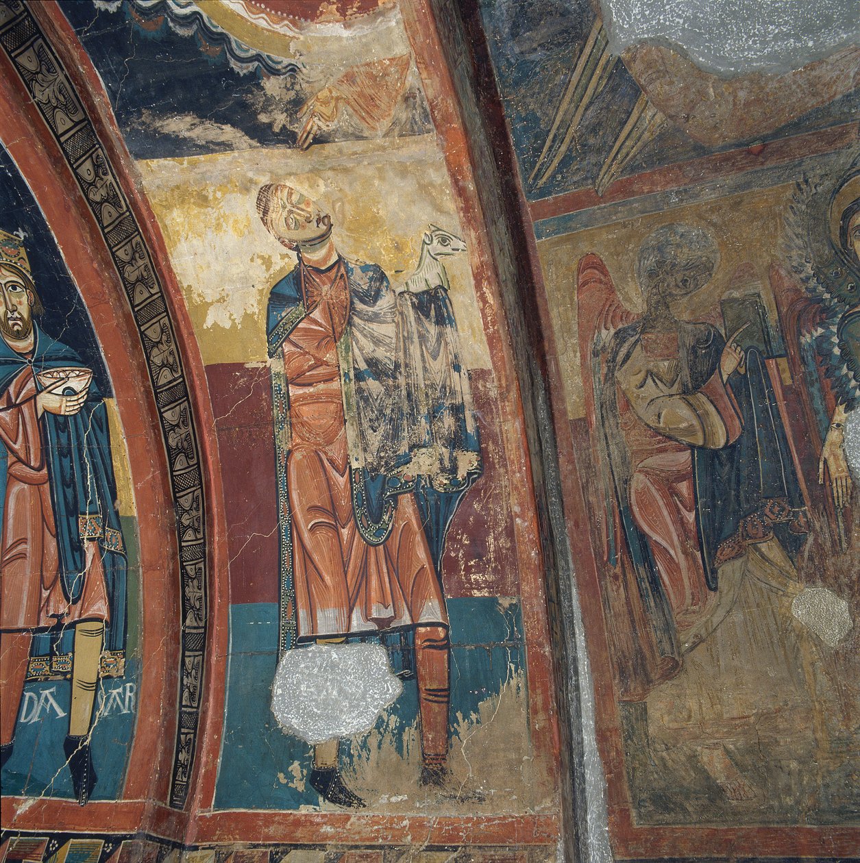 Agnus Dei og Abels tilbud fra Santa Maria de Taüll av Unknown