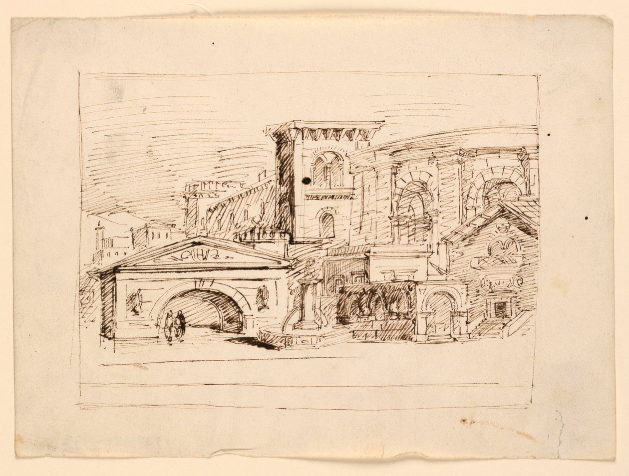 Scenedesign, antikke bygninger av Unknown
