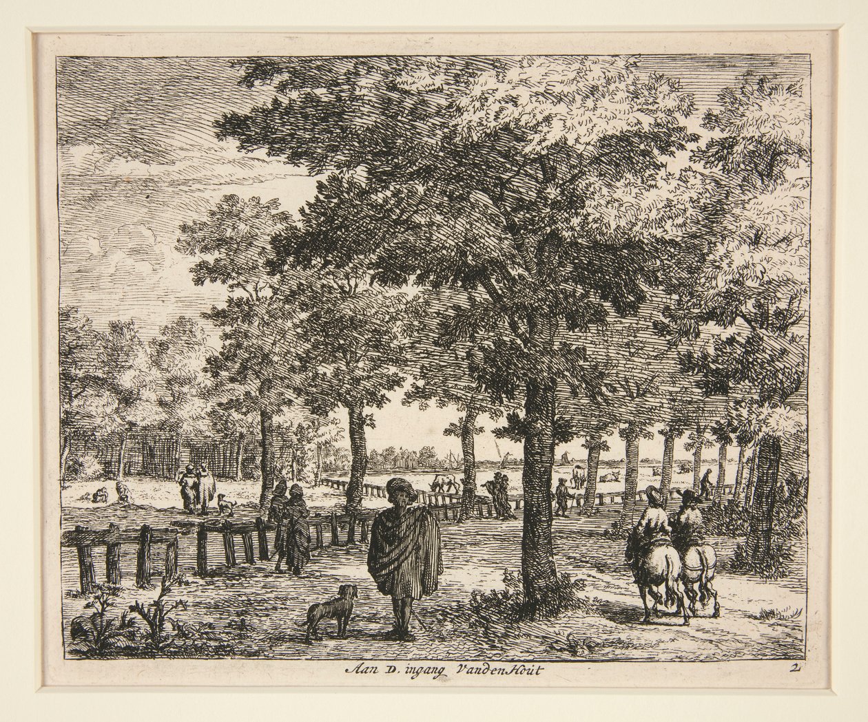 Aan d. ingang Vanden Harit (ved inngangen til Vanden Harit) av Unknown