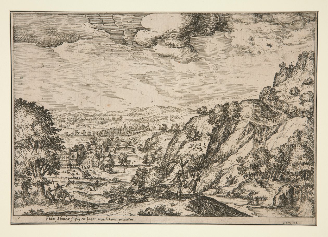 Abraham og Isak av Unknown