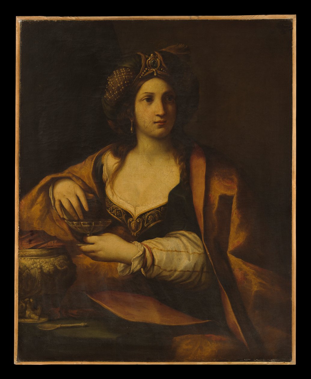 Artemisia, enken etter Mausolus, kongen av Caria av Unknown