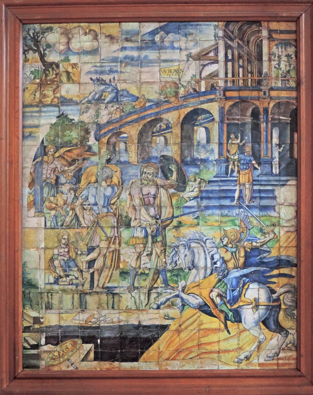 Chantilly, Chateau: Flislagt scene, av Unknown