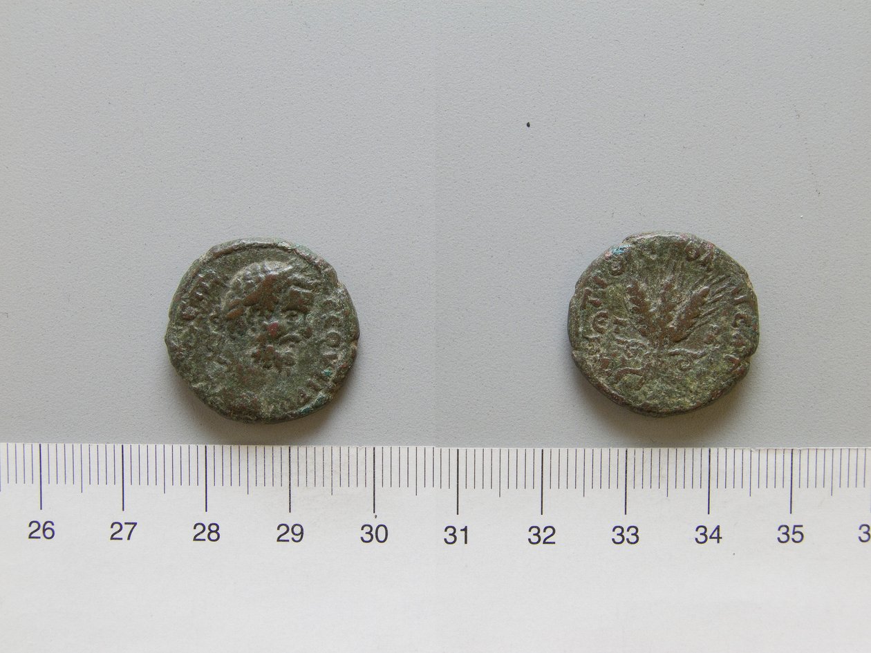 Mynt av Septimius Severus, keiser av Roma fra Caesareia, Cappadocia av Unknown
