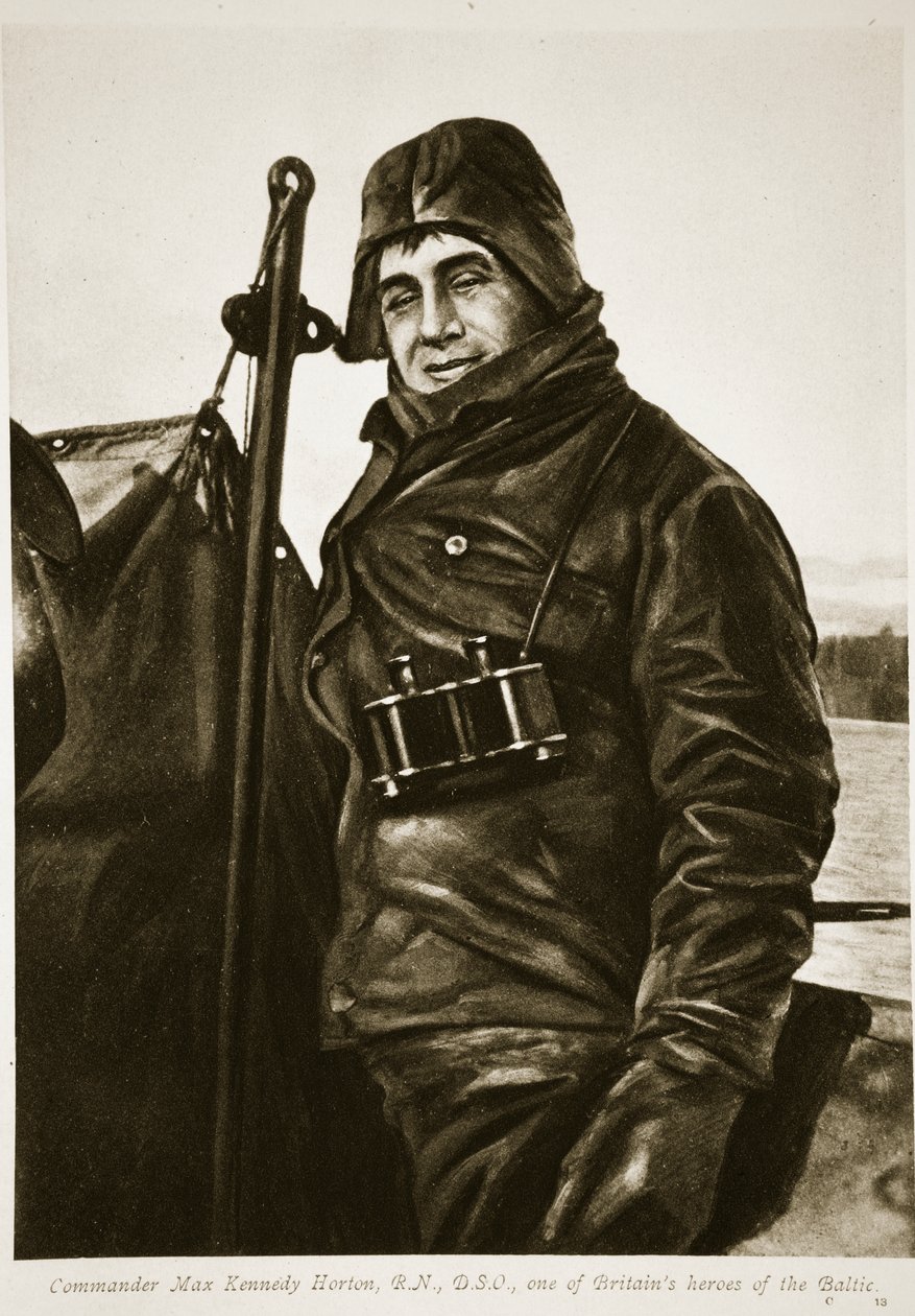 Kommandør Max Kennedy Horton, R.N., D.S.O., en av Storbritannias helter i Baltikum, 1914-19 av Unknown