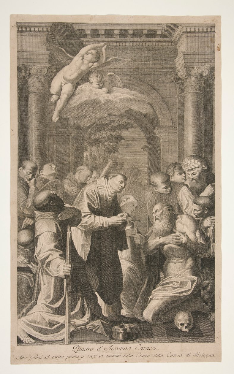 Nattverd av Saint Hieronymus av Unknown