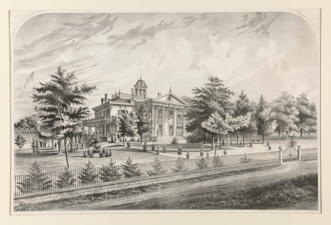 Compo House, residensen til Richard H. Winslow Esq. i Wesport, Connecticut av Unknown