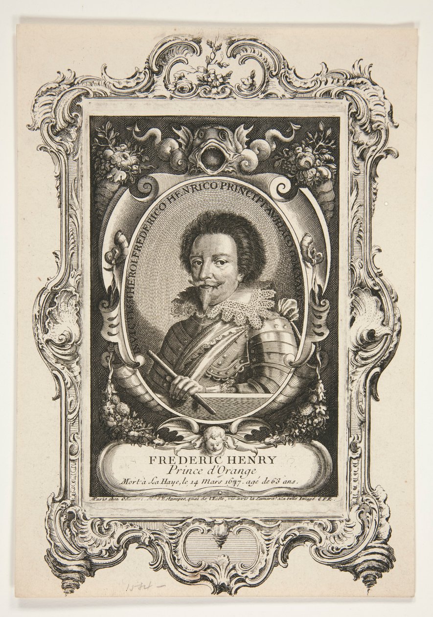 Frederic Henry, Prince of Orange, døde i Haag, 14. mars 1677, 63 år gammel av Unknown