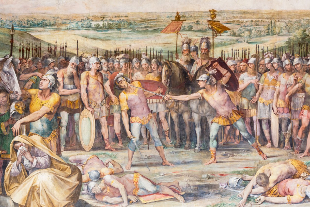 Horatius og Curiatii, Roma, Italia av Unknown