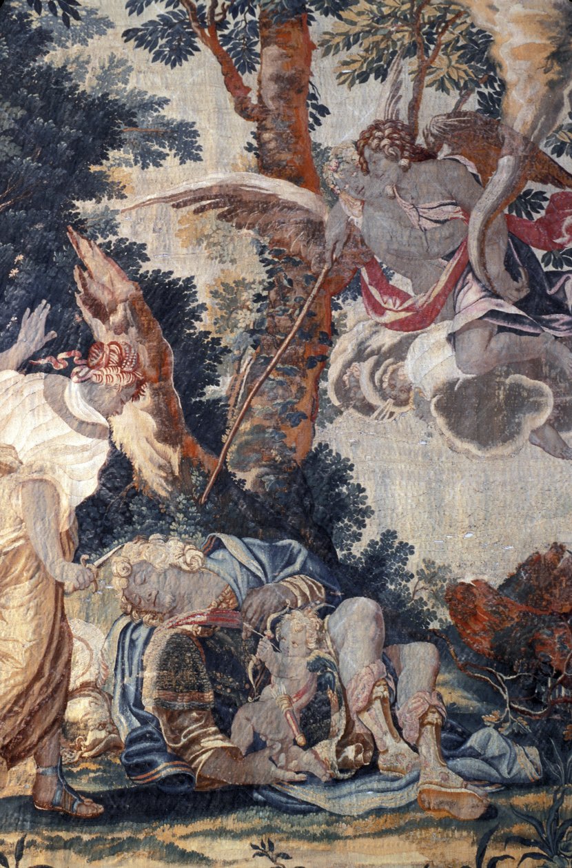 Indre & Loire N* 022 - Chateau dAzay-le-Rideau - Rom N* 3 - Henger av Renaud og Armida (1600-tallet) av Unknown