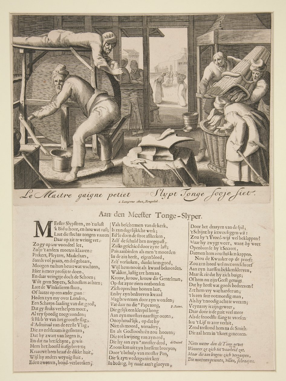 Le Maitre gaigne petiet. Slypt Tonge varm av Unknown