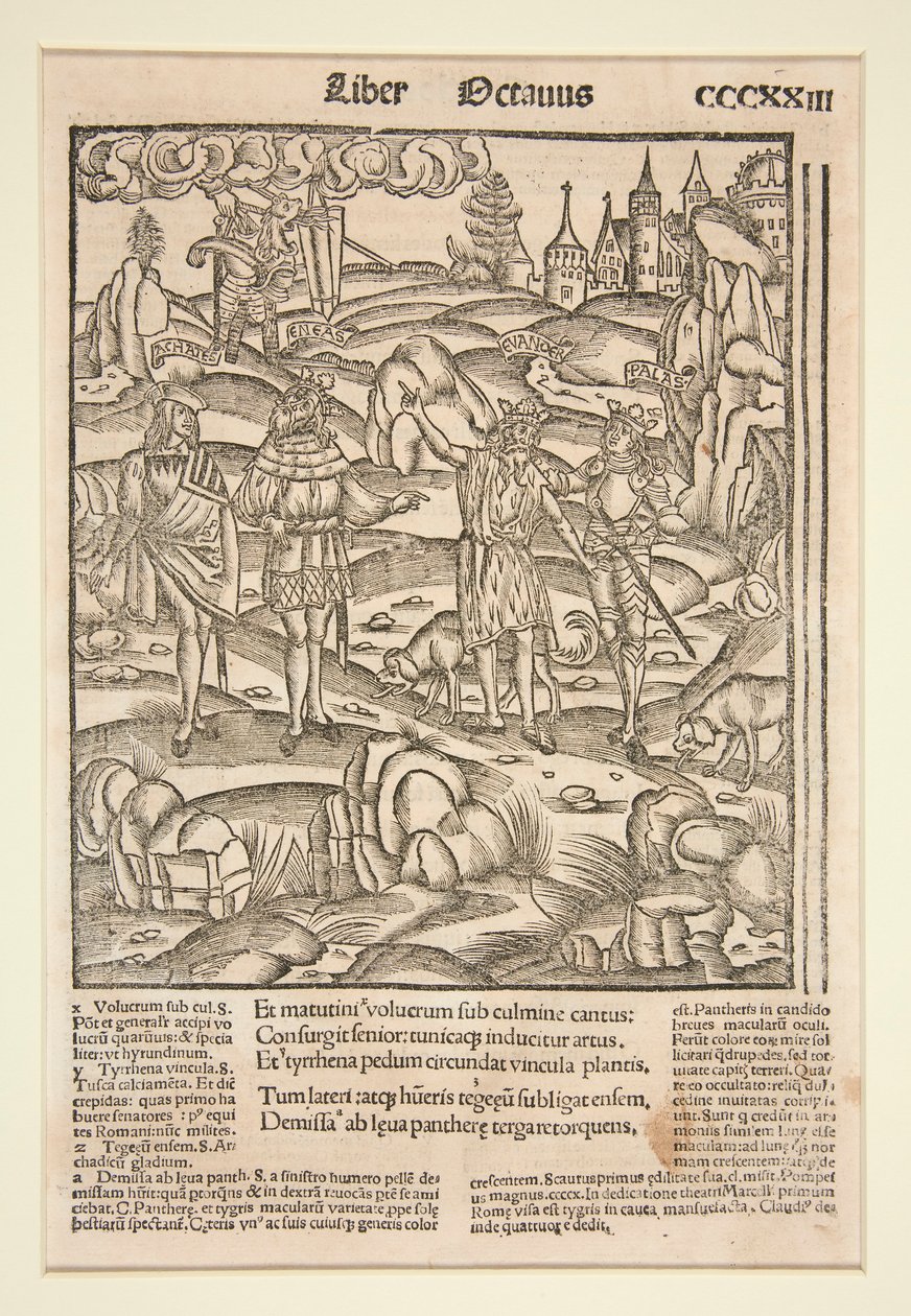 Side fra Strasbourg Virgil, 1502 av Unknown