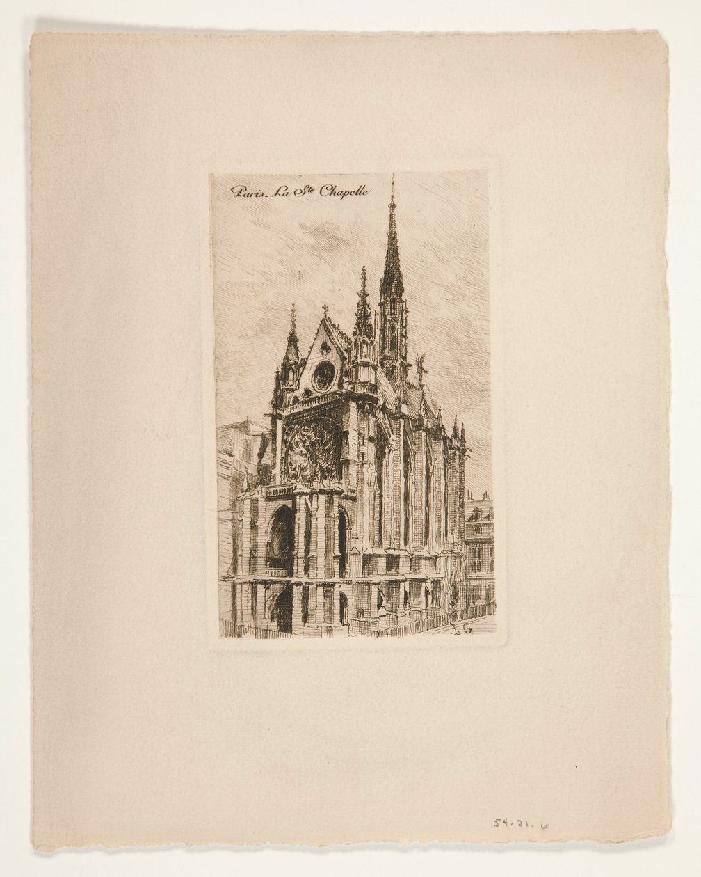 Paris, La Sainte. Kapell av Unknown