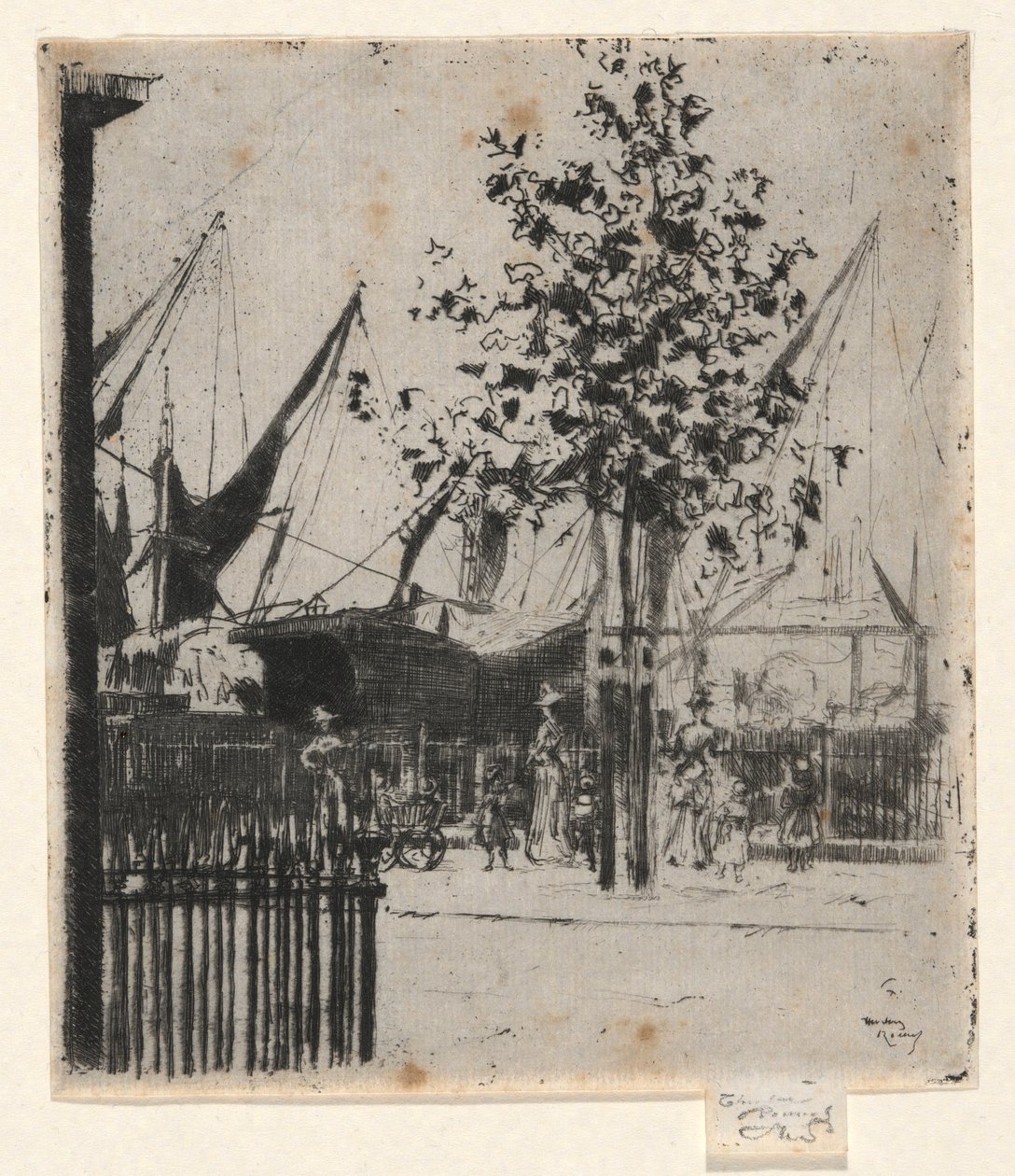 Park nær havnen av Unknown