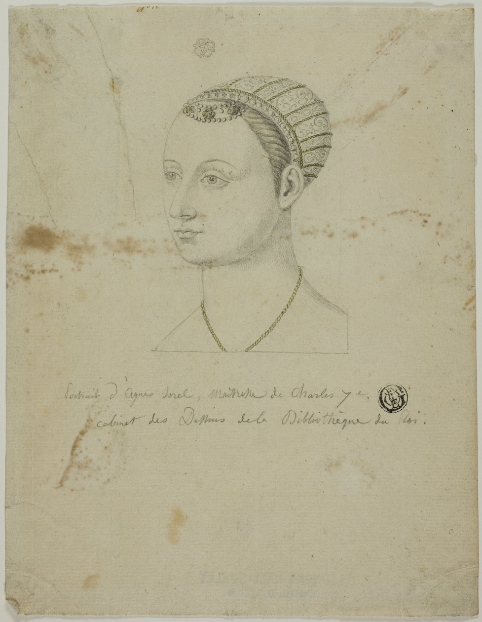 Portrett av Agnes Sorel av Unknown