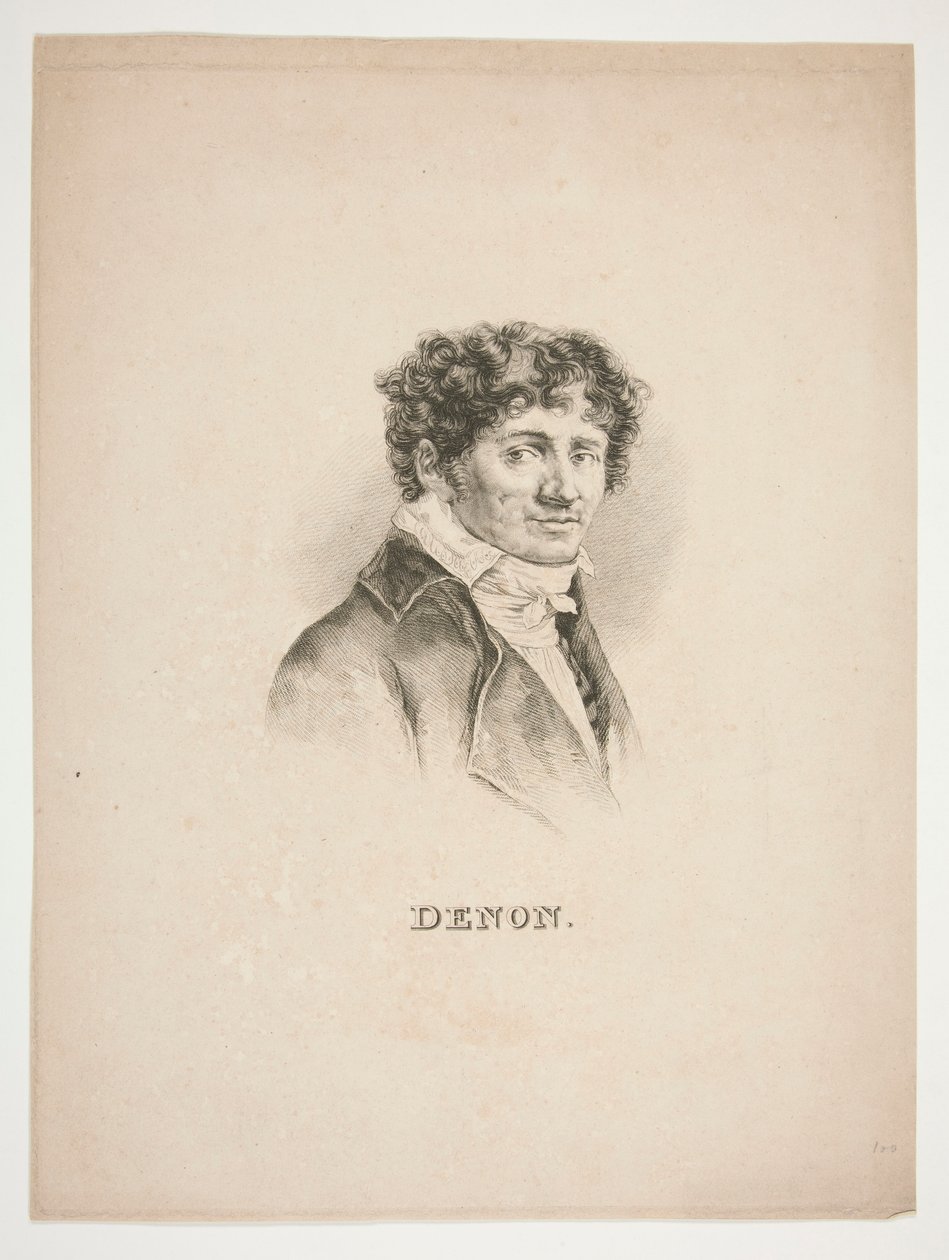 Portrett av Dominique-Vivant Denon av Unknown