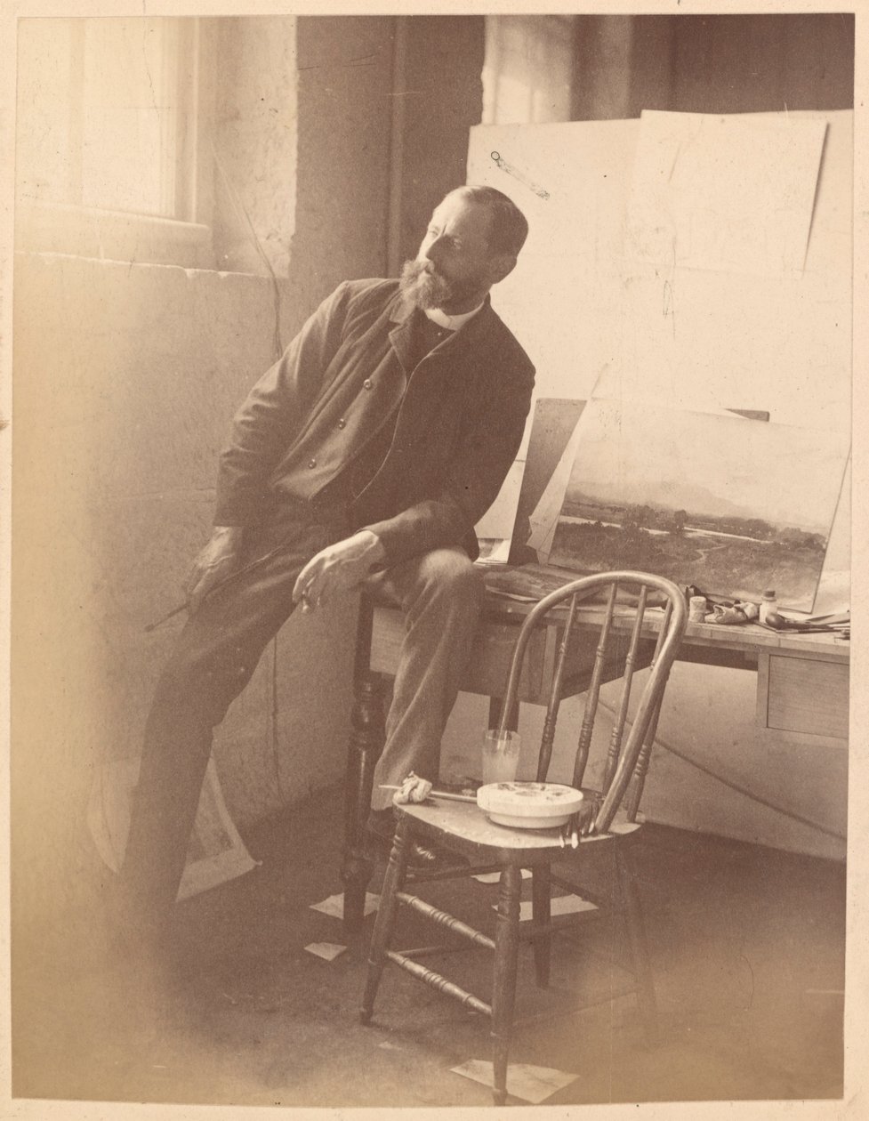 Portrett av Frederick B. Schell, fra albumet [Sydney, Australia] av Unknown