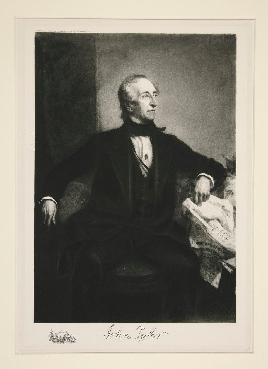 Portrett av John Tyler av Unknown