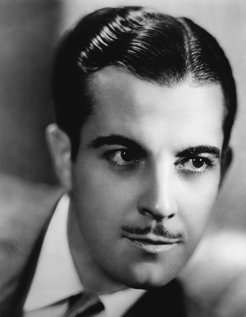 Portrett av Ramon Novarro (1899-1968), meksikansk filmskuespiller av Unknown