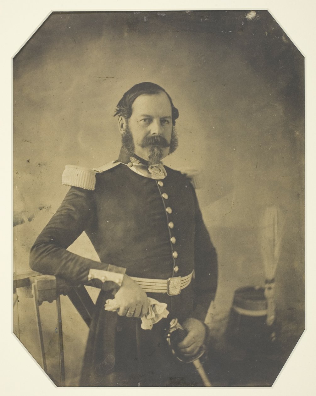 Portrett av en fransk militæroffiser av Unknown