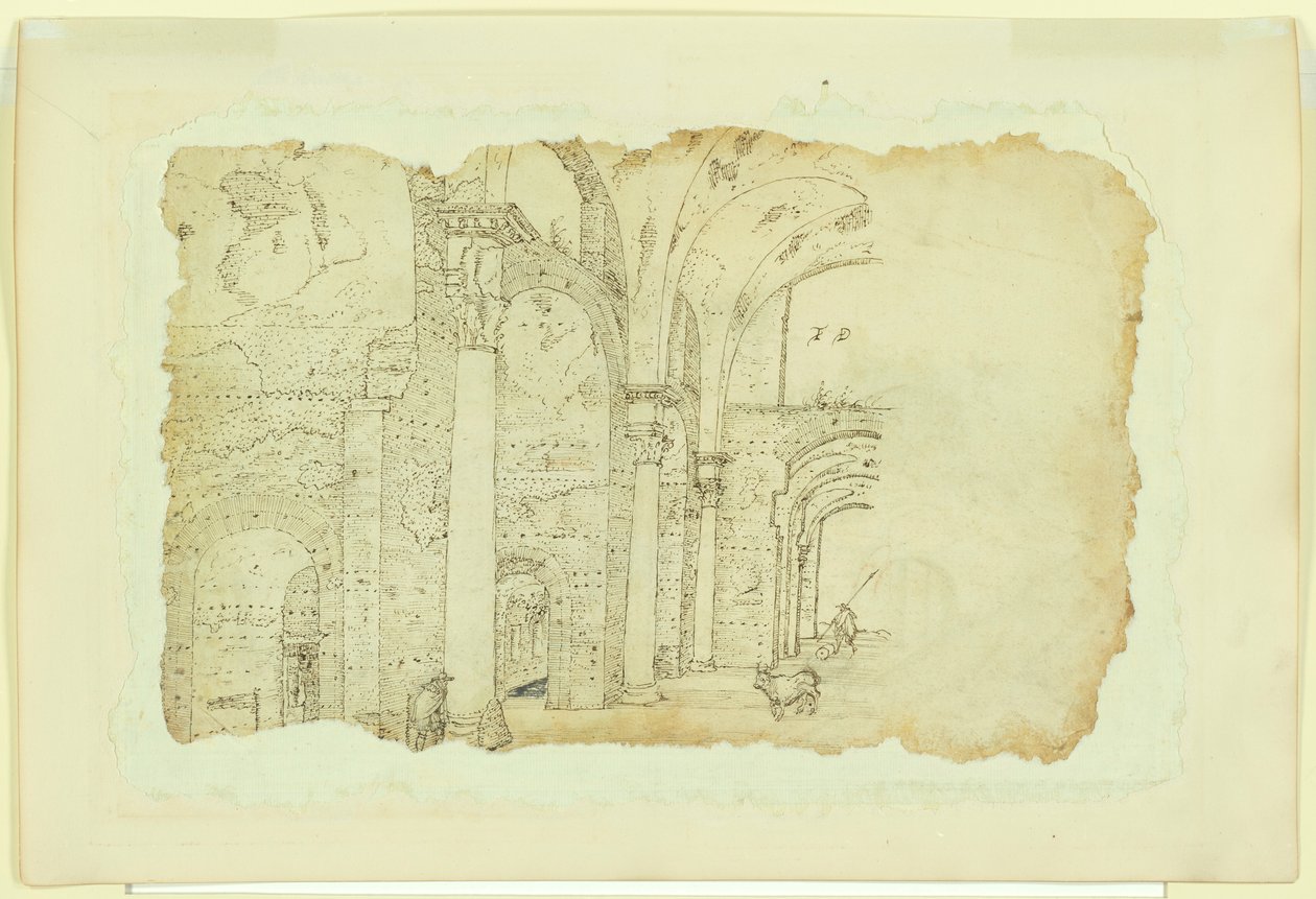 Ruins of the Therms of Diocletian (recto); Another view of the same subject (verso)   1339254   no       norwegian Successfully Translated  Original: Kopernikus, die Bahnen der Gestirne aufzeichnend Translat: Kopernikus, die Bahnen der Gestirne aufzeichnen av Unknown