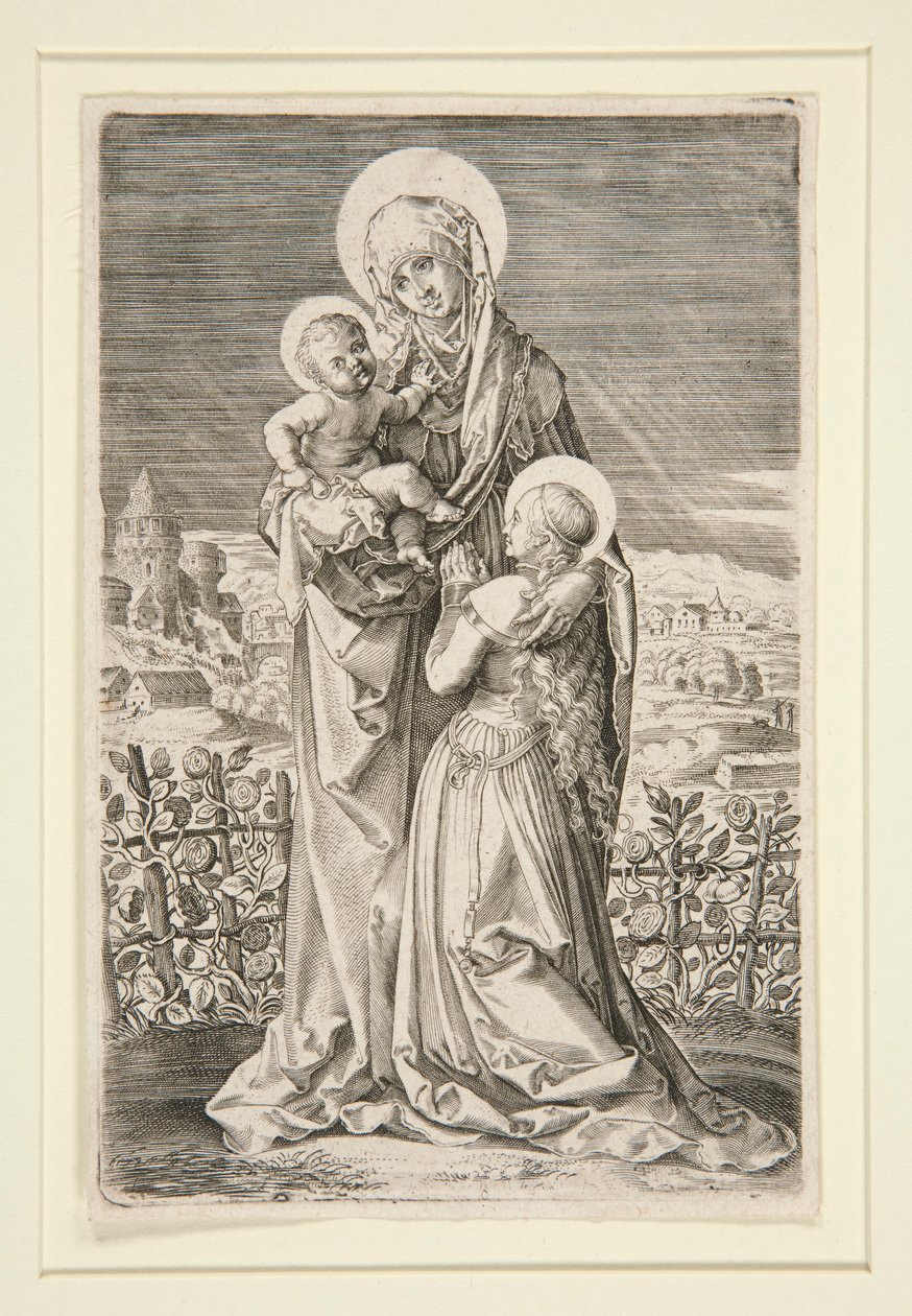 Saint Anne, jomfruen og barnet av Unknown