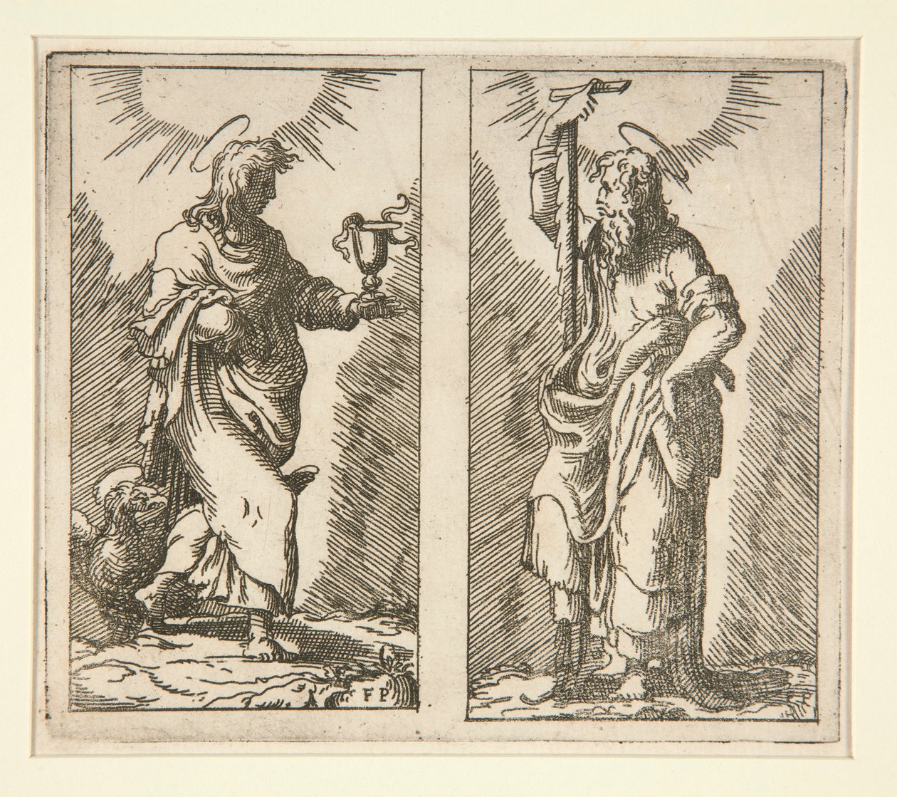 Saint John og Saint Simon av Unknown