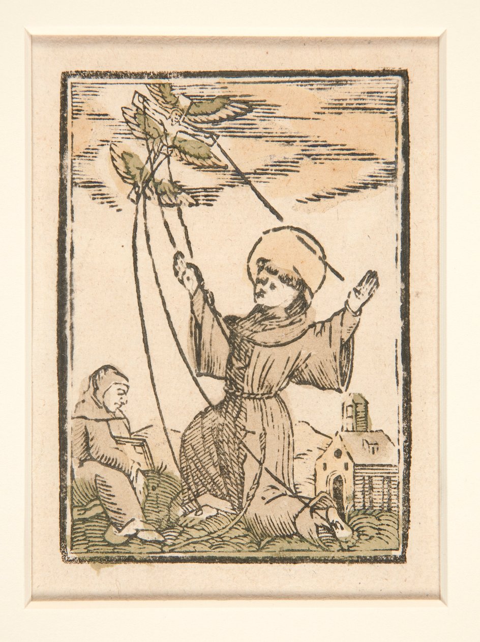 St. Frans av Assisi mottar Stigmata av Unknown