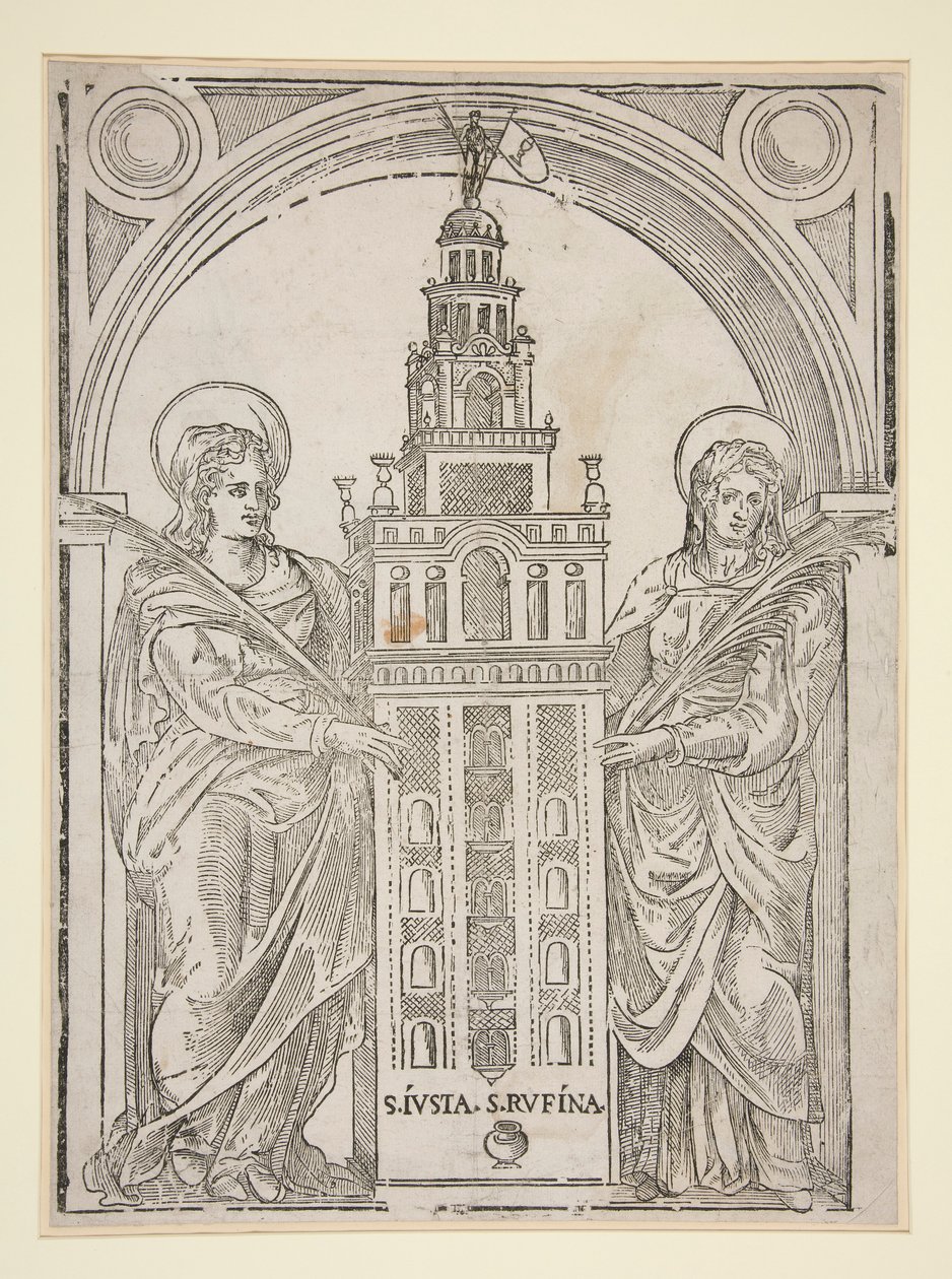 St. Justa og St. Rufina av Unknown
