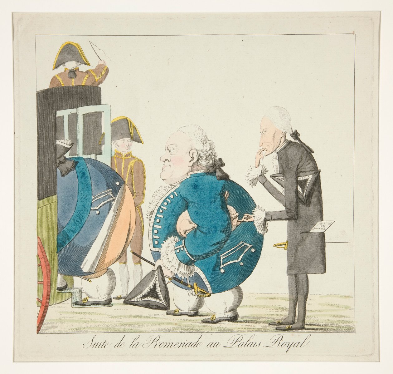 Suite de la Promenade au Palais-Royal (etter promenaden ved Palais-Royal) av Unknown