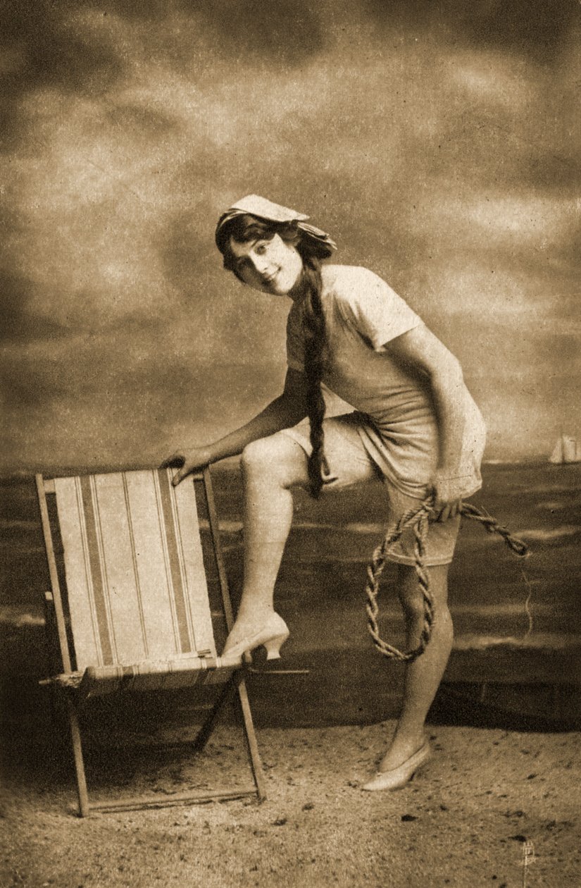 Feriejenta, ca. 1905 av Unknown