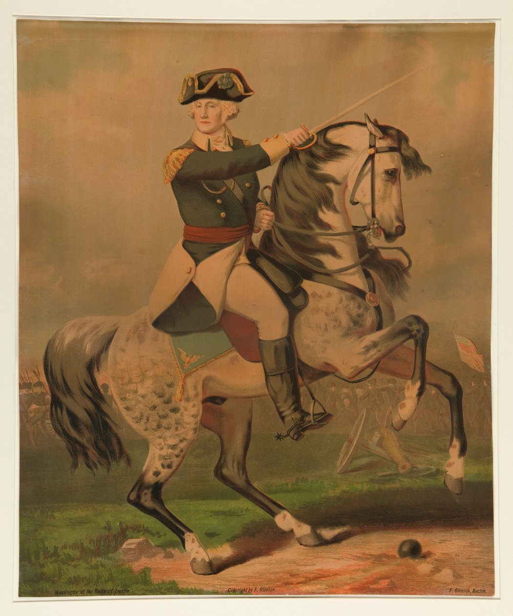 Washington i slaget ved Trenton av Unknown