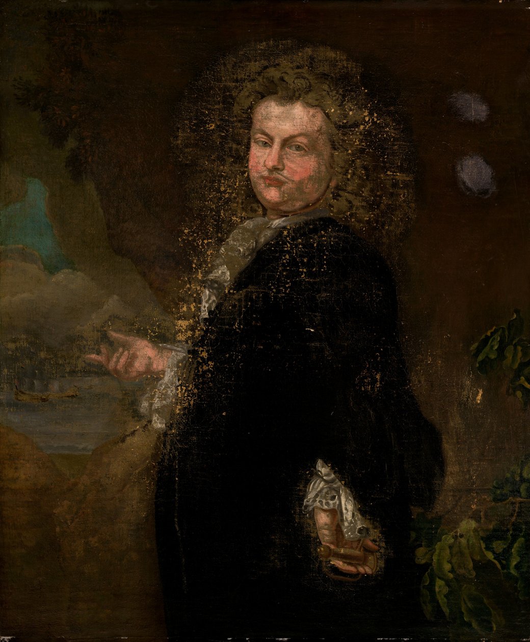 Portrett av en mann av Unknown 18th Century